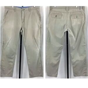 Toad & Co Mens Pants Mission Ridge Organic Cotton Twill Chino Pants Size 38 x 30